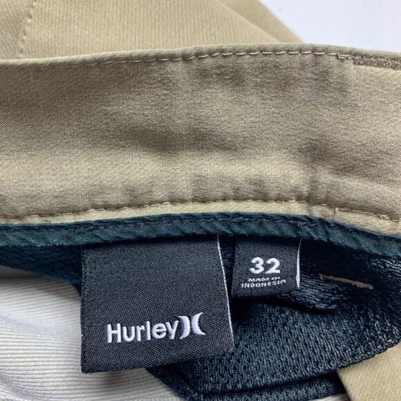 Nike Hurley‎ Shorts Men 32 Tan Golf Golfer Preppy Outdoor Casual 34x10 Athletic - Picture 10 of 16
